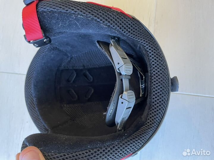 Комплект шлем и очки Carrera. Чёрные