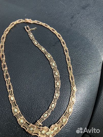 Золотая цепь и браслет