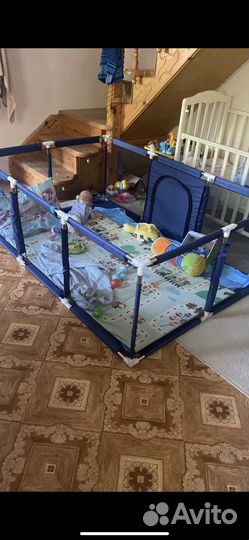 Большой детский манеж бу