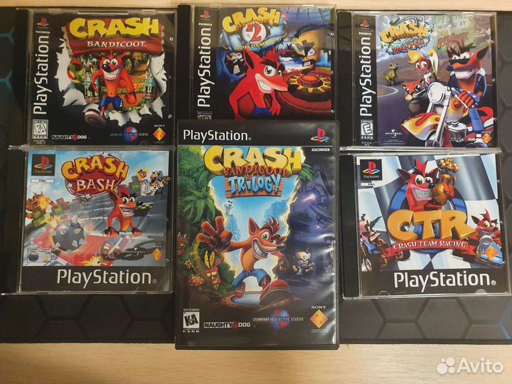 Crash Bandicoot Collection ps1 ps one пс1
