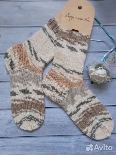 Женские шерстяные носочки
