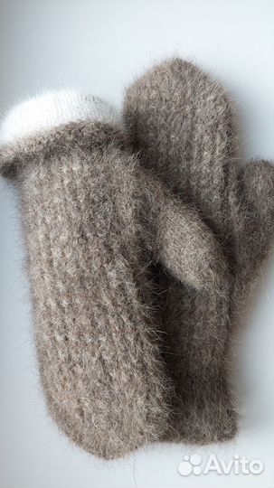 Варежки из собачьей шерсти