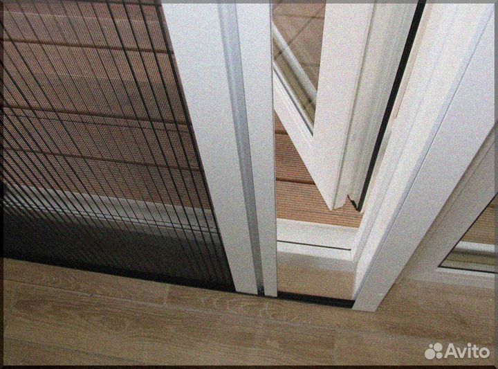 Сетка Плиссе на двери