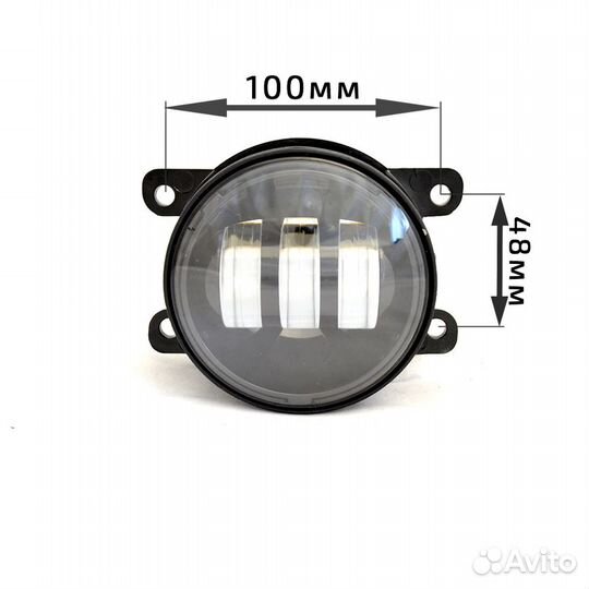 LED птф Crilinе EMC Mitsubishi Outlander