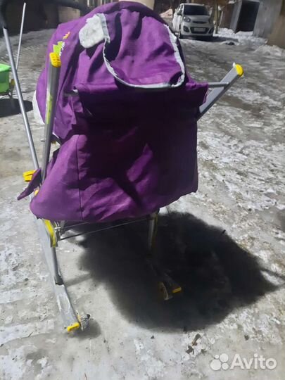 Коляска санки