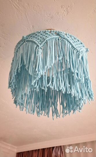 Абажур макраме 
