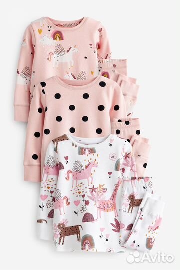 Пижама Next на девочку 1 2 3 4 5 6 7 8 лет