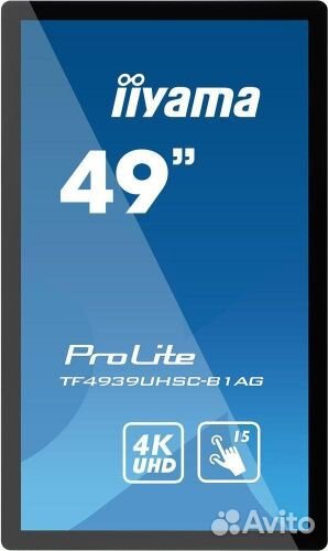 Монитор Iiyama 49 TF4939uhsc-B1AG черный сенсорный