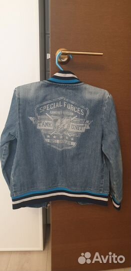 Джинсовая куртка детская