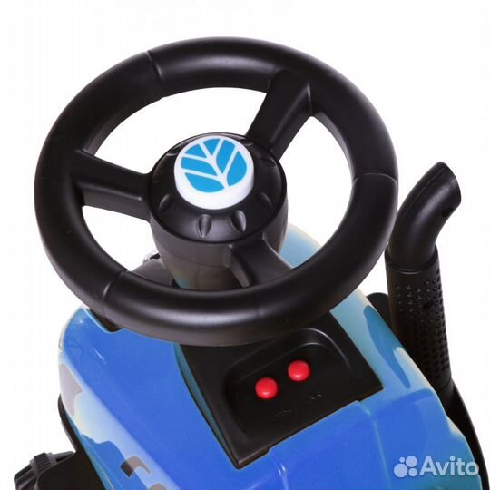 Синий трактор каталка BabyCare Holland Tractor