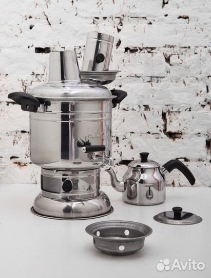 Самовар дровяной угольный