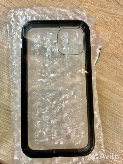 Чехол на iPhone металлический магнитный