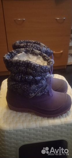Сапоги зимние для девочки 27