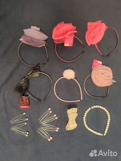 Ободки, заколка, шпильки для волос
