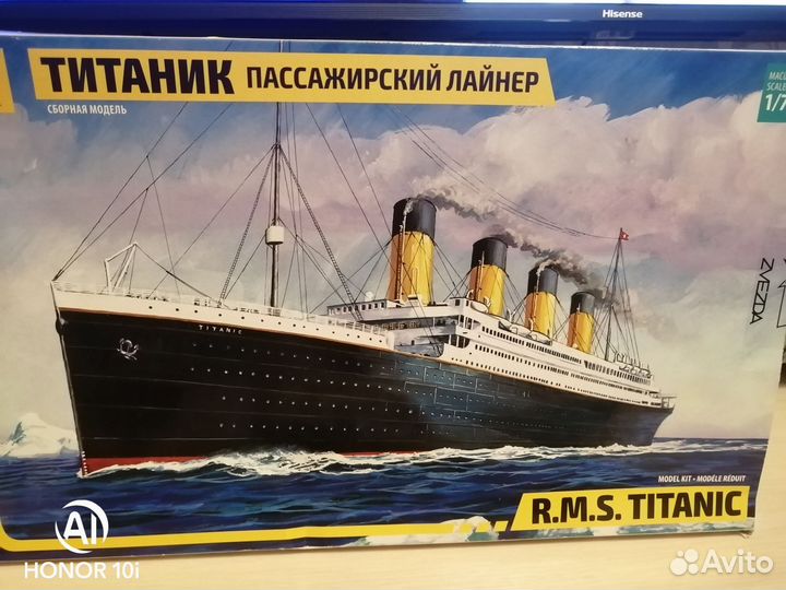 Сборная модель корабля титаник