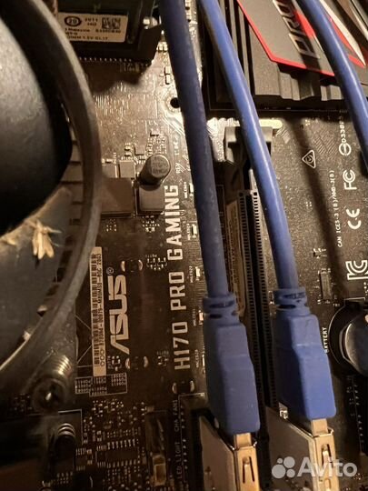 Материнская плата asus h170 pro gsming