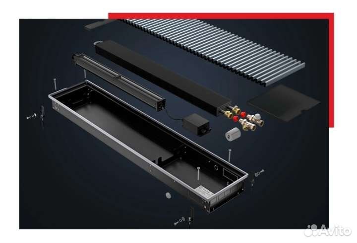 Встраиваемые Внутрипольные конвекторы отопления