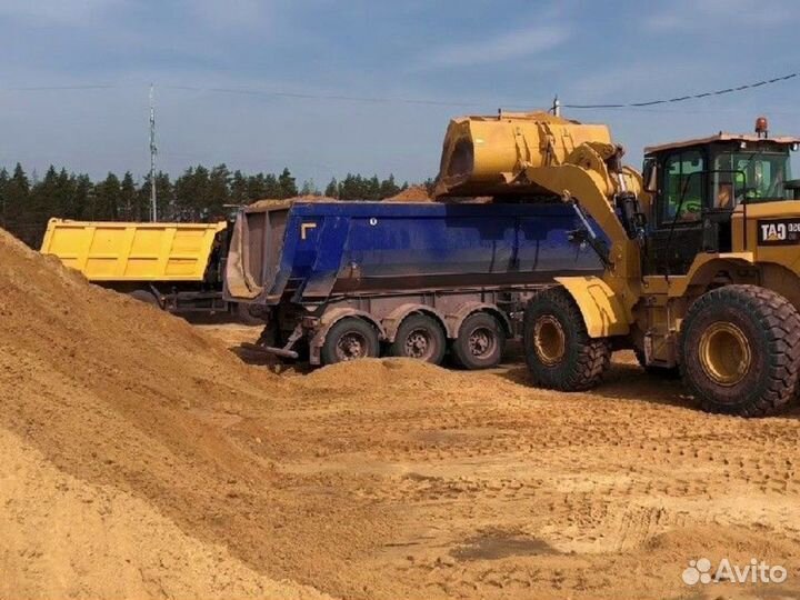 Песок \ Щебень карьерный мелкий от трех кубов