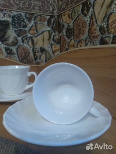 Кофейная пара стеклокерамика Luminarc, Франция