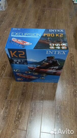 Надувные каяки байдарки новые двухместные Intex BT