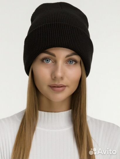 Шапка бини зимняя демисезонная