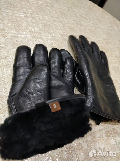 Мужские кожаные перчатки