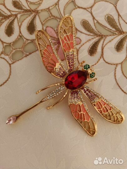 Брошь стрекоза
