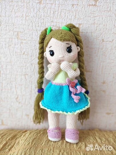 Куколка Дашенька, связана крючком