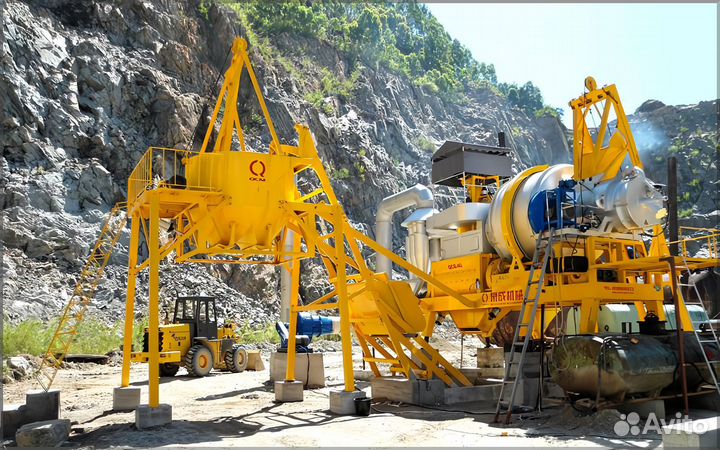 Мобильный асфальтобетонный завод QLB 60 (60 т/час)