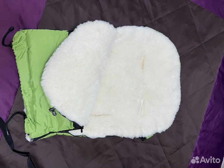 Зимний конверт в коляску leokid