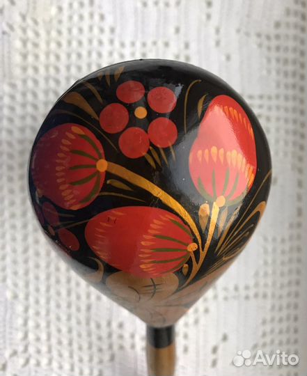 Ложка новая, хохлома, СССР