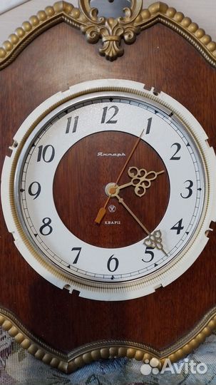 Часы СССР Янтарь кварцевые