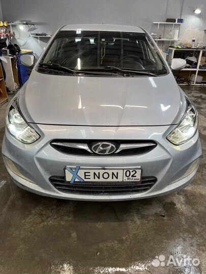 Линзы Ксенон Солярис hyundai