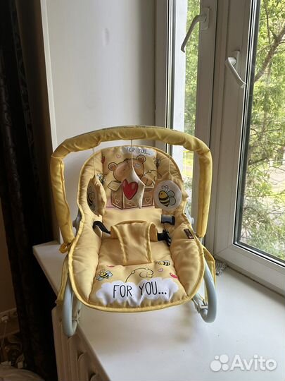 Детское кресло шезлонг качалка