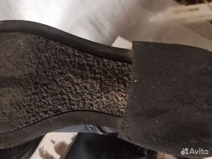 Сапоги 36 размер. Евро зима. Кожа