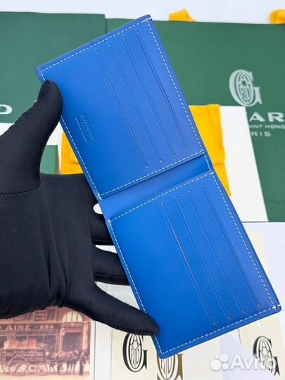Кошелёк Goyard цвет синий