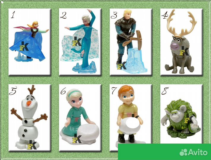 Полные серии от Киндер 2015-2017г