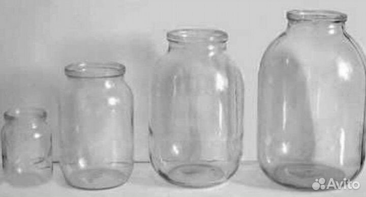 Банки стеклянные 3л, 1,5л, 1л, 0.6л, 0,5л