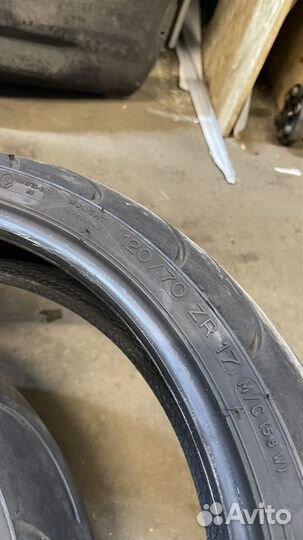 Комплект шин для мото 120/70r17+190/55r17 Michelin