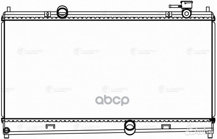 LRC 3019 luzar Радиатор охл. Lifan Solano (08)