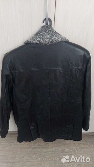 Кожаная куртка полиция мужская 52 54 новая