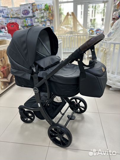 Коляска 2в1 Aimile Autumn Кожа (Бебибум)