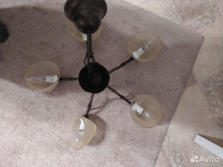 Люстра италия бу