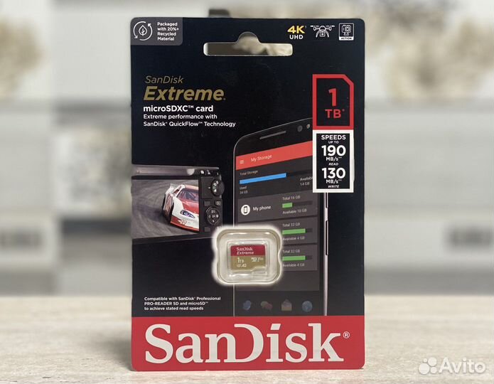 Карта памяти MicroSD 1Tb San Disk Extreme (ориг.)