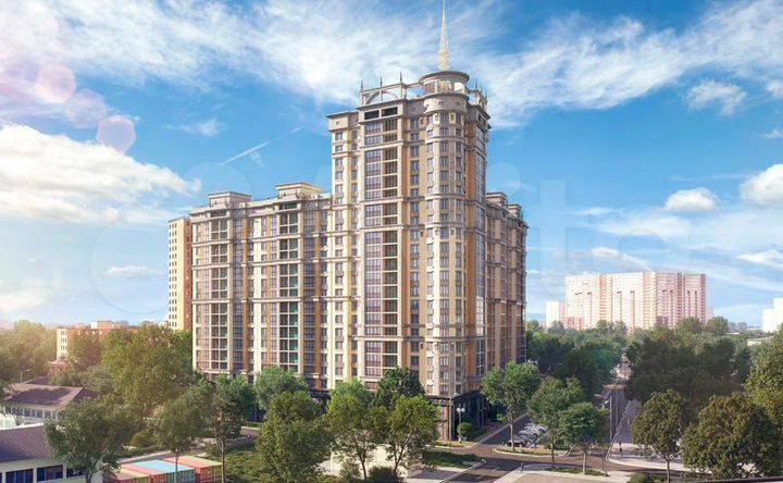 3-к. квартира, 123,1 м², 9/22 эт.