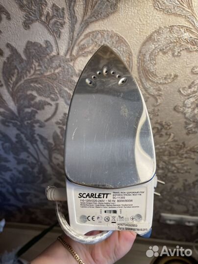 Утюг Scarlett дорожный