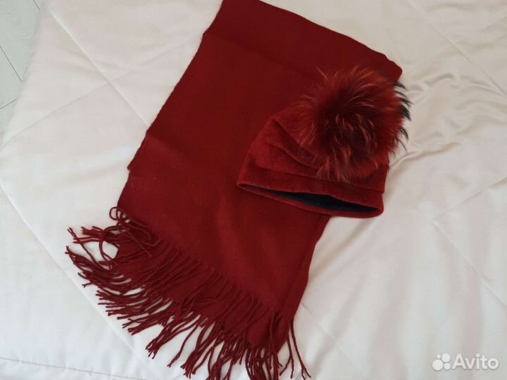 Женский шарф, шапка