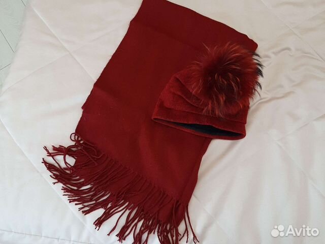 Женский шарф, шапка