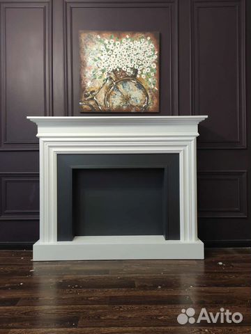 Камин большой, ширина 150 см