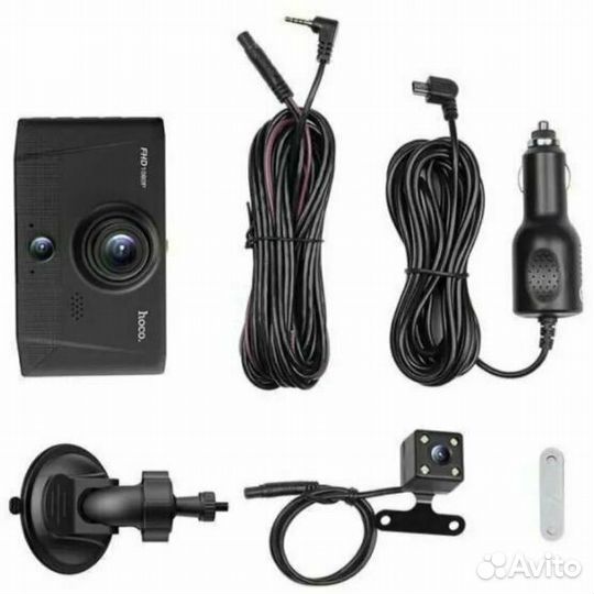 Видеорегистратор Hoco DI17 Three camera (140,SD: 1